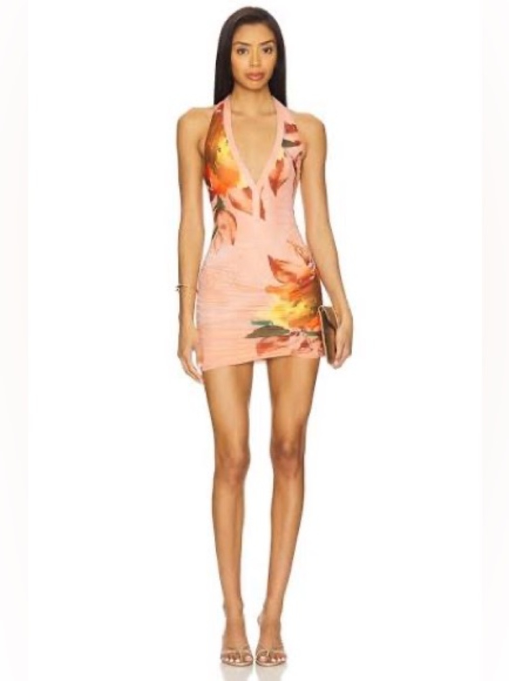 AFRM Andover Dress in Snake Bloom